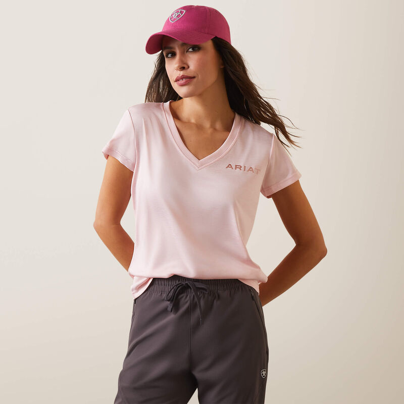 Ariat Hemden Damen - Laguna Logo Rosa ( BXNLS-5869 )